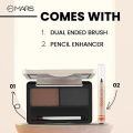 MARS 3 in 1 EyeBrow Powder With Eyebrow Pencile Eyeborw Enhancer 6.2 g (Shade-02) FROM INDIA (ABR). 