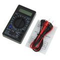 DT-832 Mini Pocket Digital Multimeter 1999 Counts AC/DC Volt Amp Ohm Diode hFE Continuity Tester Ammeter Voltmeter Ohmmeter Tool. 