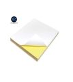 White Matt Sticker Papers 100/50/20 Pieces A4 Size (210 x 297 mm - Matt) - Blank Sticker Paper A4. 