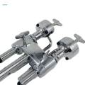 Drum Holder Bracket Support, Metal Tom Drum Mount Clamp Holder Rack for Drummer, Tom Drum Percussion Instrument Accessory. 