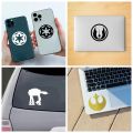 NEW Variety of Space Wars Sticker Phone Case Decor , Imperial Rebel Alliance JEDI ORDER Logo Vinyl Decal Stickers For Cup Laptop Car. 