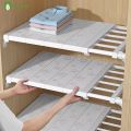 【Scalable Ainossi Adjustable Closet Organizer Wardrobe Divider Cabinet Organizer（1 Layer）. 