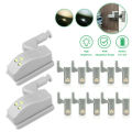lowest price 10PCS Cabinet Hinge LED Sensor Light For Wardrobe Cupboard Kitchen Door Closet. 
