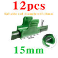 12pcs Greenhouse Film Clamps Garden Tarpaulin Netting Tunnel Hoop Clamp Shed Row Cover Shading Frame Support Planting Tools. 