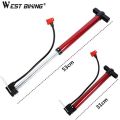 Cycling 22 INCH Tire Inflator Schrader Presta Valve Pump Aluminum Alloy Portable Bicycle Pump Bicycle Air Pump. 