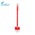 TOILET BRUSH TULIP LONG HANDLE - FEATHER BRAND. 