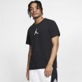Jordan Crew Neck White T shirt for men - Black. 
