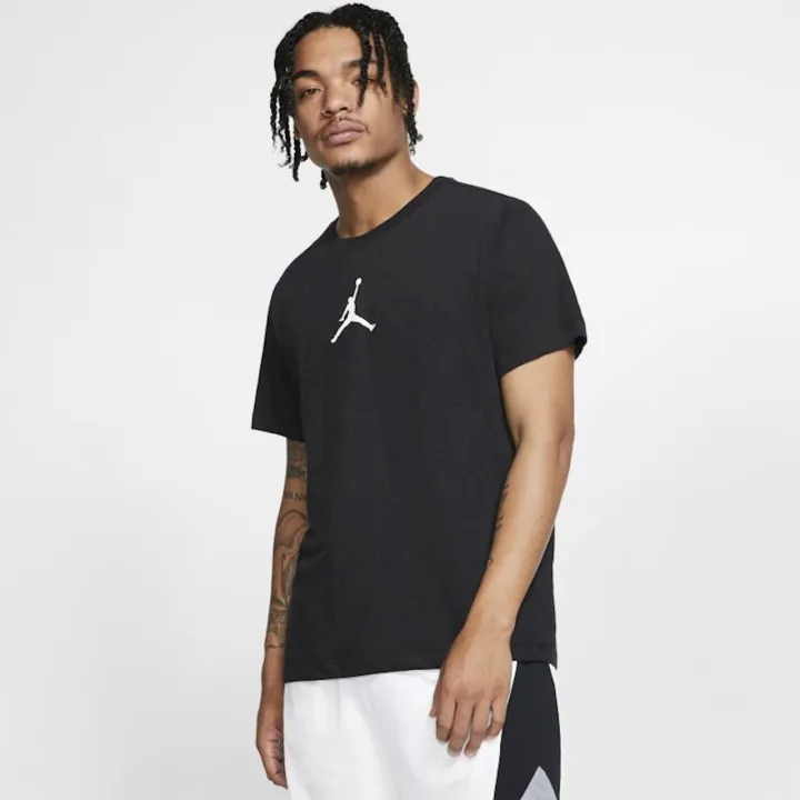Jordan%20Crew%20Neck%20White%20T%20shirt%20for%20men%20-%20Black%20-%20Image%203