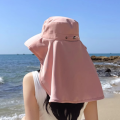 Farm Work Cap Sun Protection Women Sun Hat Neckline Wide Brim Sunscreen Bucket Hat Casual Face Cover Face Cap Ladies/Girls. 