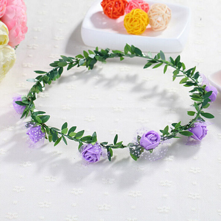 Sweet%20Girls%20Women%20Bridal%20Rose%20Flower%20Crown%20Headband%20Wreath%20Party%20Wedding%20Bridal%20Garland%20Hairband%20Headwear%20-%20Image%205