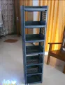 7 Layer Multipurpose Plastic Bookshelf |Portable Storage Shelve for Books Storage Organizer| Children Book Rack|Cabinet Shelves for Bedroom Office Living Room. 