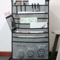 Multifunctional Thickened Desk Gadget Student Book Hanging Bag Book Shelf Middle School Students Book Buggy Bag Hanging Storage Bags. 