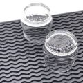 Large kitchen silicone drain mat drain filter drying mat silicone Drain as a pot holder table mat jar opener 1 pcs black. 