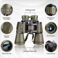 20x50 binoculars, waterproof high-definition low-light night vision binoculars, adult children travel, hunting and stargazing. 