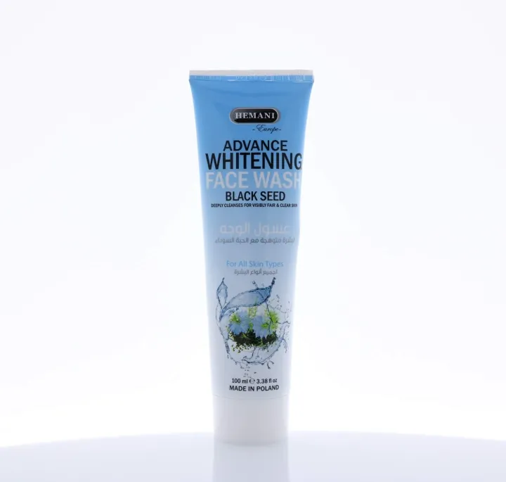 Hemani 100ml Advance Whitening Face Wash With Black Seed Extract for ...
