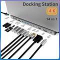 USB C Laptop Docking Station HUB To HDMI-compatible USB 3.0 Hub Adapter Type C HUB for MacBook Pro Lenovo ThinkPad HP Dell XPS. 