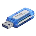 【China 】 Portable 4 in 1 Memory Card Reader Multi Card Reader USB 2.0 in Cardreader for Micro SD MS Micro M2. 