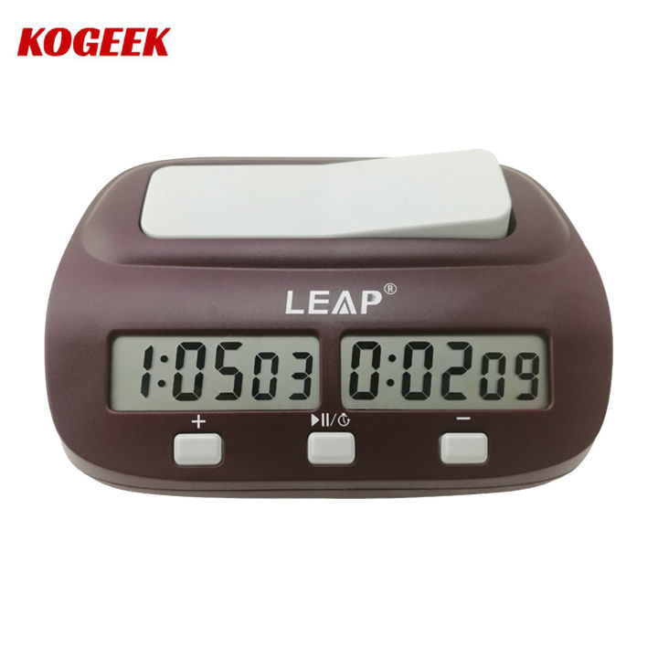 KOGEEK Professional Digital Chess Clock Count Down Chess Timer with Alarm Electronic Board Game Bonus Competition Master Tournament