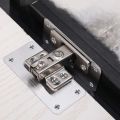 【ZIME】1x1/2/4Set Hinge Repair Plate for Cabinet Furniture Stainless Steel Hinges Mounting Plate Cupboard Door Fixing Hardware. 