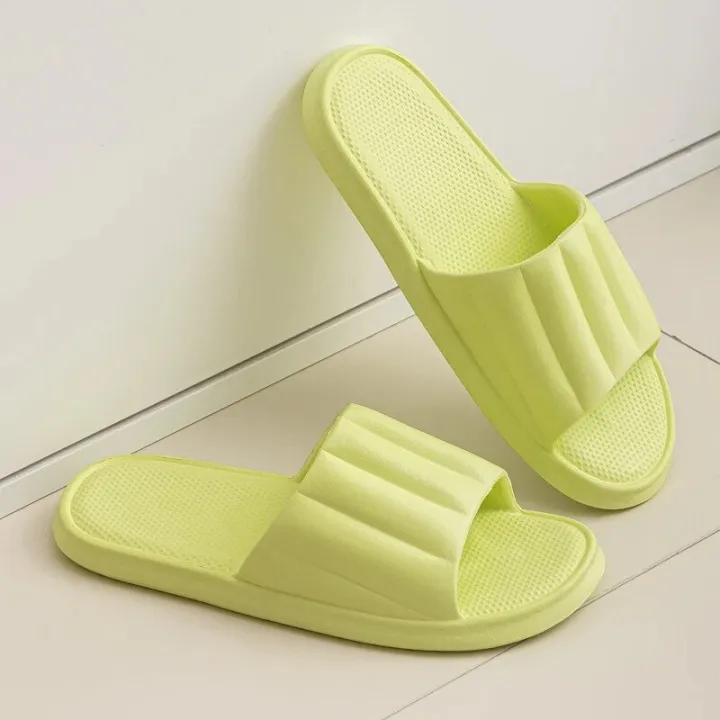【ZOSR】Fashion Women's Summer Slippers Eva High Quality Soft Bottom Sandals Shoes For Men Indoor Non-Slip Female Cloud Cushion Slides