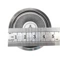 1Pcs/ 48 mm, Neodymium Magnets 80 kg pulling force, with lifting ring, suitable for industry and science, magnetic fishing. 