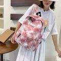 Fashion Tie Dye Student Backpack Rucksack College Girls School Bags Laptop Book Bags Canvas Women Backpack Travel Knapsacks. 