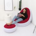 Inflatable Lounger Footstool Modern Home Leisure Inflatable Sofa Stool Set Living Room Balcony Nap Sofas Loungers Portable. 