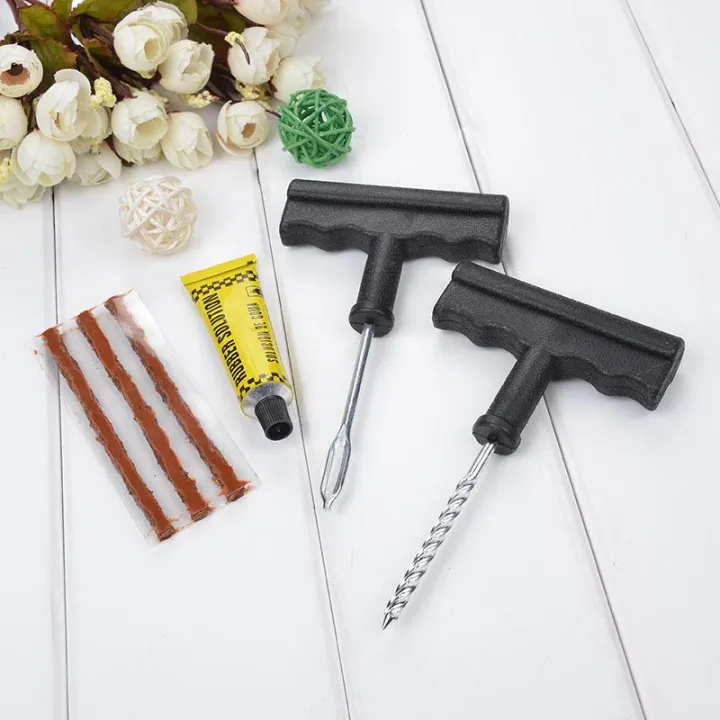 6Pcs%20Car%20Auto%20Tubeless%20Tyre%20Tyre%20Puncture%20Plug%20Repair%20Kit%20Tool%20Scooter%20-%20Image%204