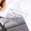 12pcs/Card Lip Studs Set Magnetic Cartilage Studs Ring Jewelry Non Piercing Fashion Rhinestone Nose Sticker. 