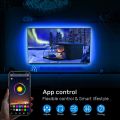 LED Strip Lights USB Powered Home TV PC Computer Monitor Backlight APP Remote Control,20in-80in. 