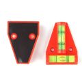 Magnetic T-Type Spirit Level Bubble Scope Triangle Vertical Horizontal Level Bubble Inclinometer Bubble Shell Measuring Tools. 