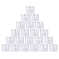 10 pcs portable Cosmetic Sample Refillable Bottles Containers 5g / 10g / 30g Plastic Cream, Spices, Cosmetics, Powder, Storage Jars. 