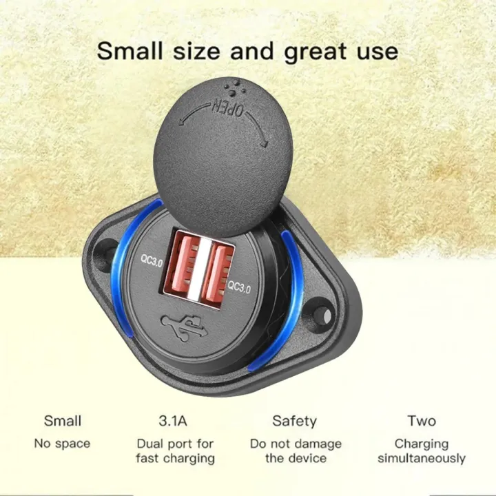 Dual%20USB%20Charger%2012-24V%203.1A%20Car%20Charger%20Power%20Socket%20Adapter%20Phone%20Charging%20for%20Motorbike%20Car%20Boat%20ATV%20UTV%20Camper%20Caravans%20-%20Image%205