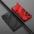 PlusCase for Xiaomi Redmi Note 13 Pro+ Plus 5G Stand Shockproof Phone Case Lens Camera Protection Armor Hard Casing. 