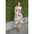 White ELIS Flower Women Long Dress KDA. 