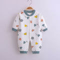 Yfashion Baby Romper Infant Cotton Long Sleeves Cute Printing Breathable Jumpsuit For 0-1 Years Old Boys Girls Cotton. 