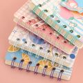 1pc Cute Cartoon Mini Notebook Small Kawaii Bear Bunny Cover Coil Notepad Protable Pocket Book for Scrapbook Student Supply. 