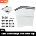 100pcs Matte Material Poly Mailer Gray Daraz Flyers Bundle of 100 Bags pack Thickness - 1.6mm packaging material Bags Plastic Poly Envelope Flyer Packs Postal Safe Mailing Bags Shipping packing Bags. 