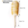 【HOT】 Dust Brush Household Feather Duster Dusting Cleaning Brush Wool Duster Brush Anti-Static Cleaning Furniture Feather Duster 먼지털이. 