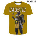 Apex Legends T Shirt Men Women Children Summer Streetwear Cool Game 3D Printed T-shirt Short Sleeve Boy Girl Kids Tops Tees. 