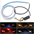 120cm Rear Tail Box Lamp Controller Light RGB Brake Turn Signal LED Strips Car. 