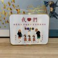 Name Customization Cartoon Ornaments Table Decoration Living Room Parent-Child Photo A Anniversary Four Family Portrait Printing Gift. 