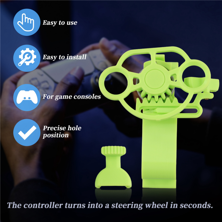 Mini Steering Wheel Controller Gamepad Racing Steering Wheel for PS5 ...