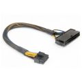 24 Pin to 10 Pin ATX PSU Main Power Adapter Braided Sleeved Cable for IBM for Lenovo PC and Servers 12-Inch(30cm). 
