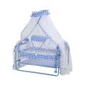 Newborn Babies Cot | Durable Metal Frame | Baby Swinging Crib With Mosquito Net | MD206 |. 