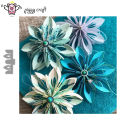Piggy Craft Metal Cutting Dies Cut Die Mold Various Folded Flowers Scrapbook Paper Craft Mould Punch Stencils Dies. 