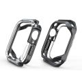 Transparent Two-color Armor Case For Apple Watch Series 6 & SE & 5 & 4 44mm. 