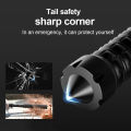 XHP50 T6 Q5 Telescopic Flashlight Self Defense Powerful LED Tactical Baseball Bat Flashlight Rechargeable Lantern. 