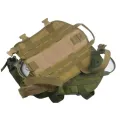 Pawaca Tactical Dog Molle Vest Harness Military Training Dog Pet Dog Nylon Harness Jacket(L). 