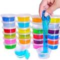 12 Pieces Slime Clay Slime Crystal Mud Jelly Type Bounce Clays Magic Slime Clay Soft Slime Magic Toy 12 pcs Pack Educational Toy. 